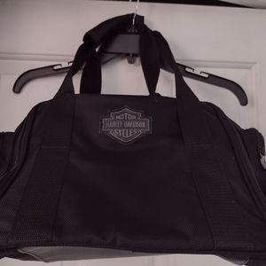 Harley Davidson Small Black Duffle Black Bag